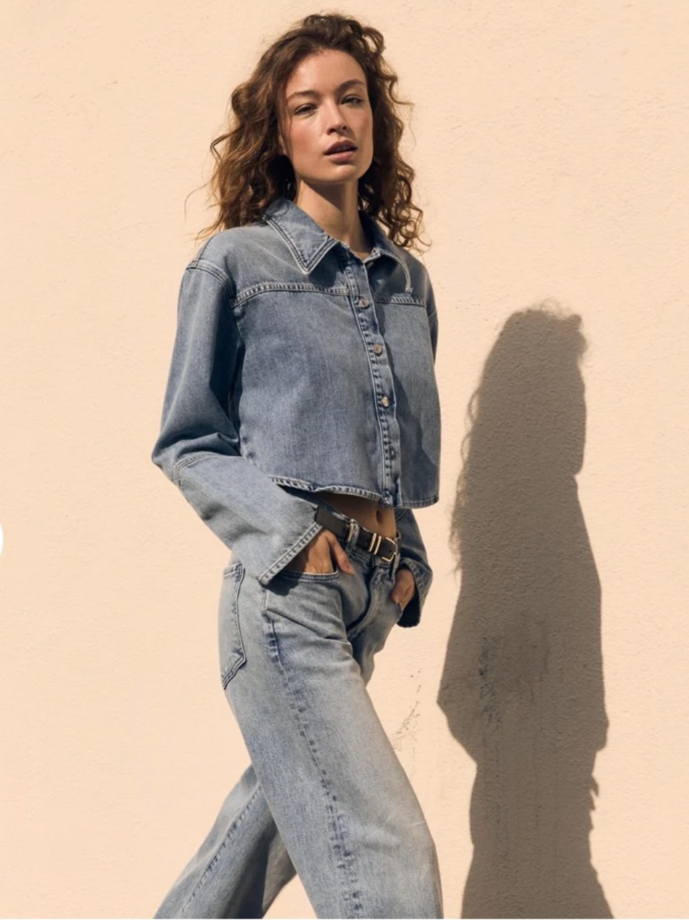 NWT Le Jean Swing Jacket in Bone XXS - Picture 3 of 15